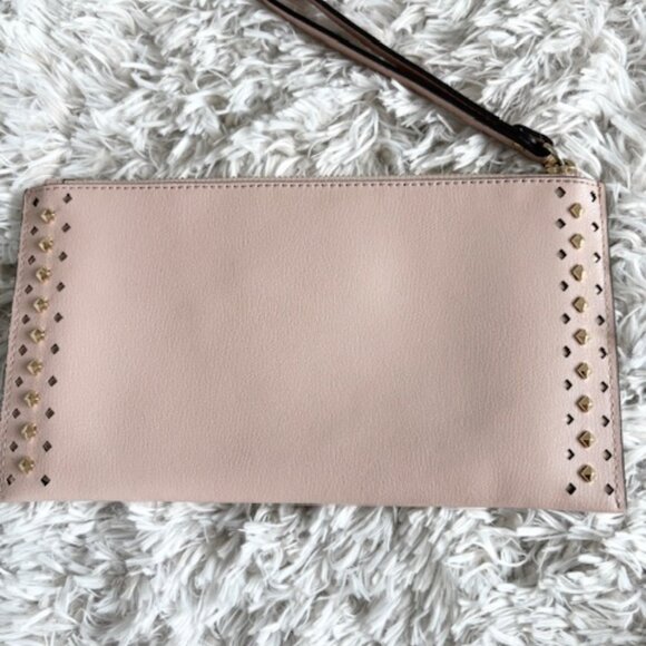 Michael Kors Studded Blush Pink Clutch NWOT - Picture 6 of 6